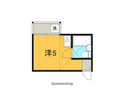 ロフト高津(ワンルーム/2階)の間取り写真