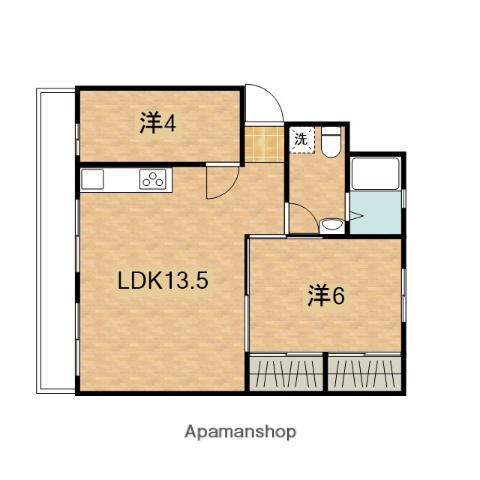 グリーンヒル藤が丘B 1階階 間取り
