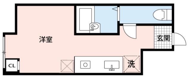 PRIMERA川崎(ワンルーム/3階)の間取り写真
