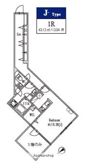 GRANPASEO下北沢(ワンルーム/3階)の間取り写真