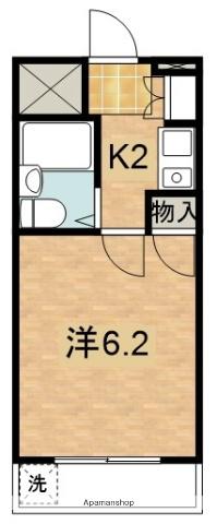 ハイムナカノ(1K/3階)の間取り写真