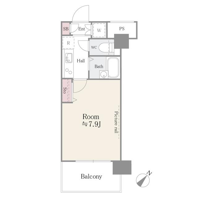 アルテーヌ新横浜 10階階 間取り