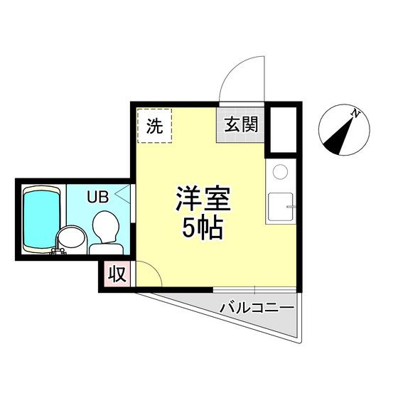 メゾン中原 2階階 間取り