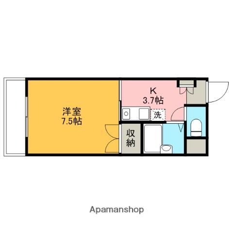 アパートメント カヤ 1階階 間取り