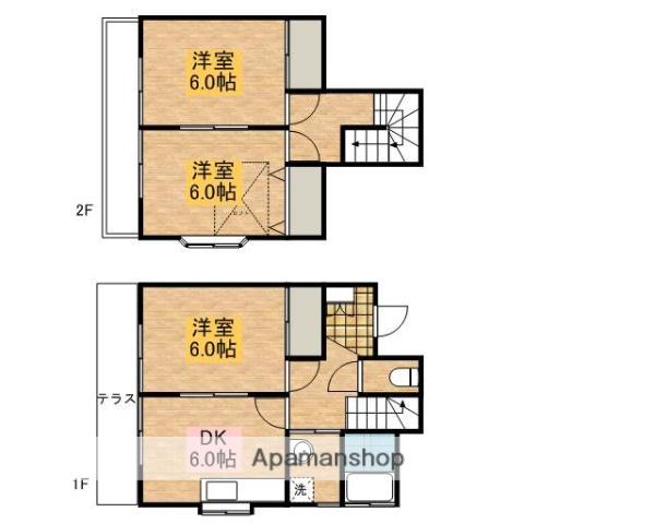 グリーンペア９７７(3DK)の間取り写真