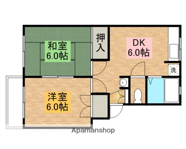 サンフラワーマンション 1階階 間取り