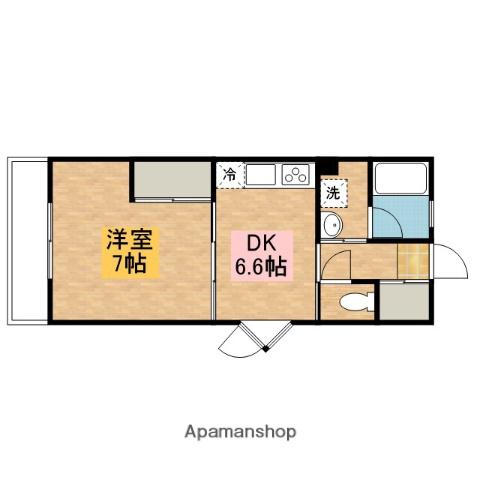 バードタウン8番館 4階階 間取り