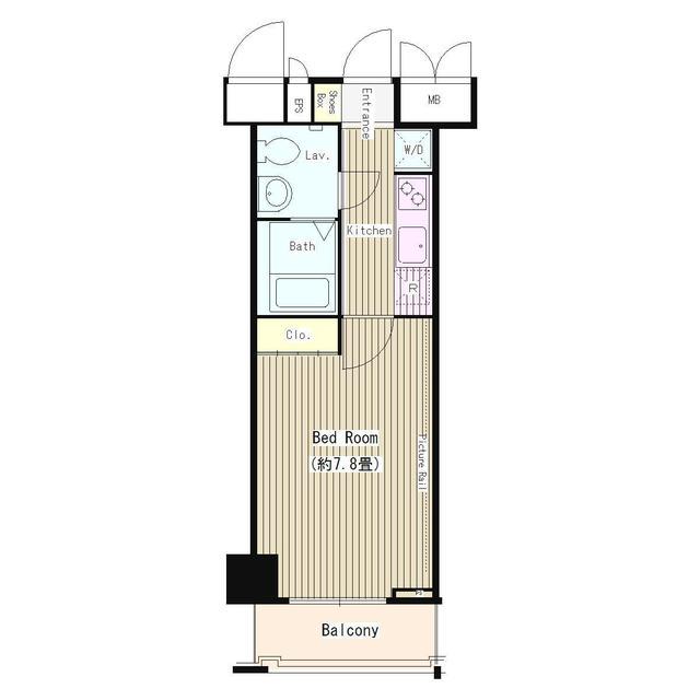 ハイトサーブル川崎 4階階 間取り