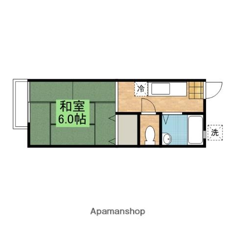 フラッツ京明 2階階 間取り