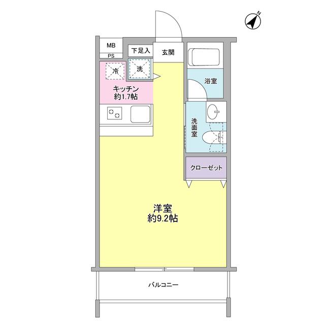 ノーブ新百合 3階階 間取り