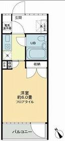 ハウス・エプタ(ワンルーム/3階)の間取り写真