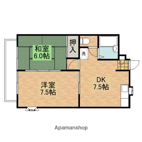 サンライズ百合丘 3階階 間取り