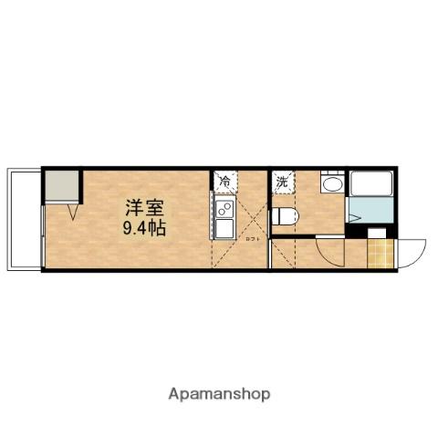 アノンテラス東三田2(ワンルーム/3階)の間取り写真