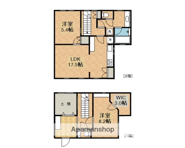 凛樹　ＬＡ　ＣＯＬＬＩＮＥ(2LDK)の間取り写真