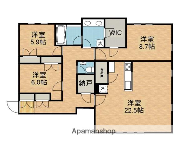 凛樹 FORESTA(ワンルーム/2階)の間取り写真