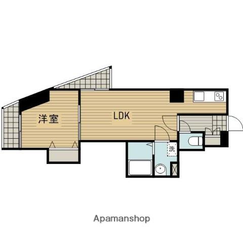 ドゥース セゾン(1LDK/2階)の間取り写真