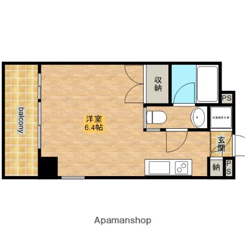 PREMIUM RESIDENCE KAWASAKI(ワンルーム/3階)の間取り写真