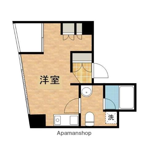 ルナマーレ(ワンルーム/3階)の間取り写真