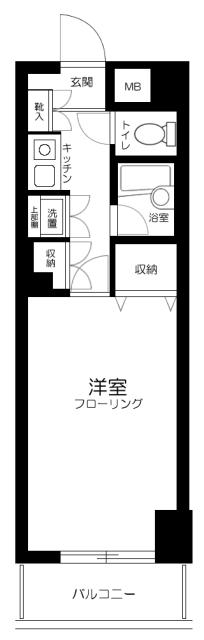 メゾンカルム横浜 2階階 間取り