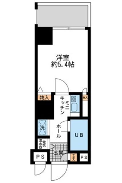 ダイヤモンドタワー鶴見 3階階 間取り