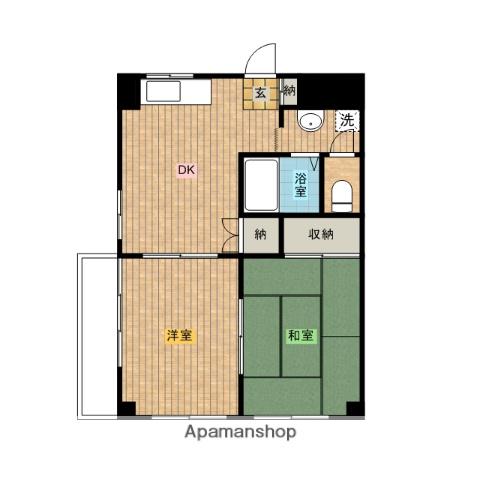 ロイヤルシティ夢見ヶ崎 3階階 間取り