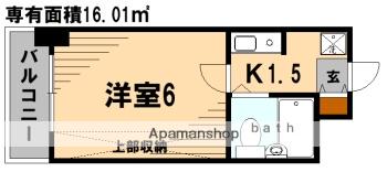 クリオ新子安ファースト(1K/7階)の間取り写真