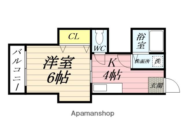西亀荘 1階階 間取り
