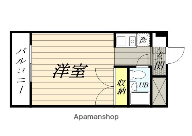 スカイコート生麦 8階階 間取り