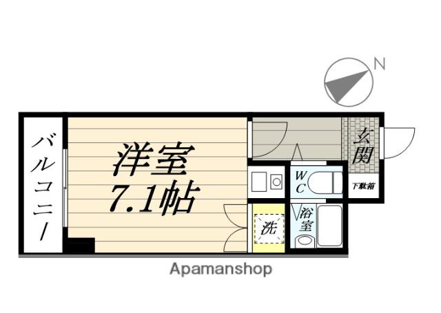 ホーユウコンフォルト神奈川新町 3階階 間取り