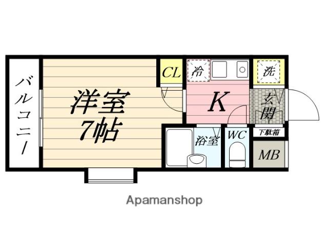GROWS横浜妙蓮寺 2階階 間取り