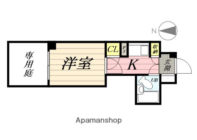 クリオ鶴見参番館 1階階 間取り