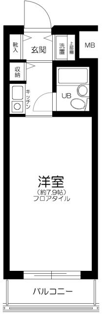 シーアイマンション鶴見 5階階 間取り