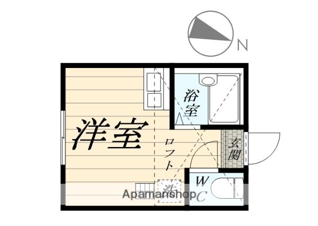 ユナイト寺尾ヨーデルの杜(ワンルーム/2階)の間取り写真