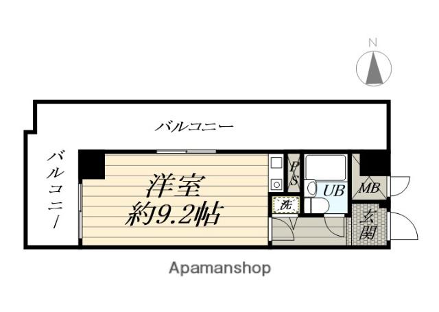 シティハイツ鶴見(ワンルーム/2階)の間取り写真