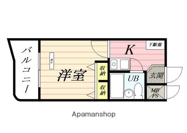 ライオンズプラザ鶴見中央 6階階 間取り