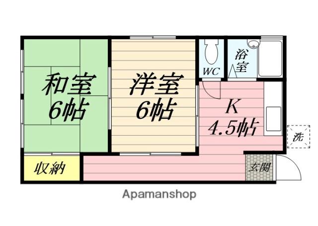 ブルーウェーブ 2階階 間取り