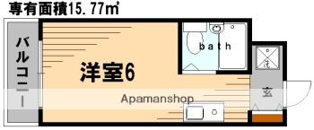 TOP・生麦第1(ワンルーム/1階)の間取り写真
