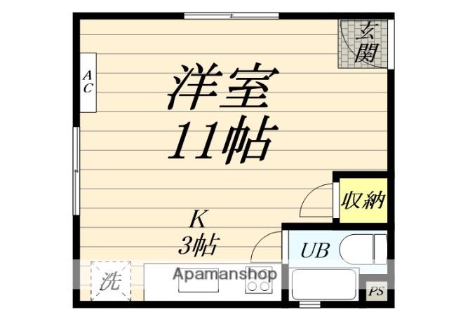 中田ビル 5階階 間取り