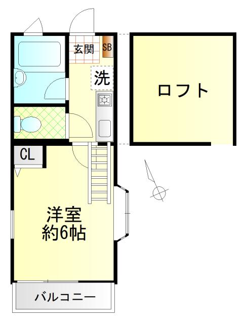 クレシェンドM 2階階 間取り