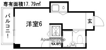 ネオマイム鶴見フルレゾン(ワンルーム/4階)の間取り写真