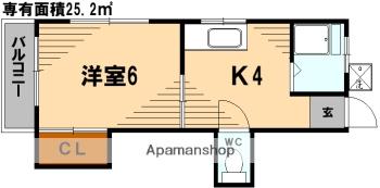 西亀荘 1階階 間取り