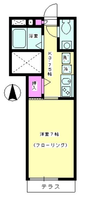 コーラル K 1階階 間取り