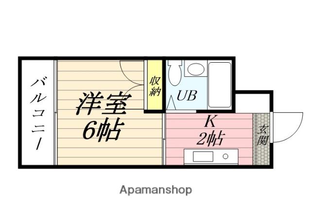 ライフモリ13号館 4階階 間取り