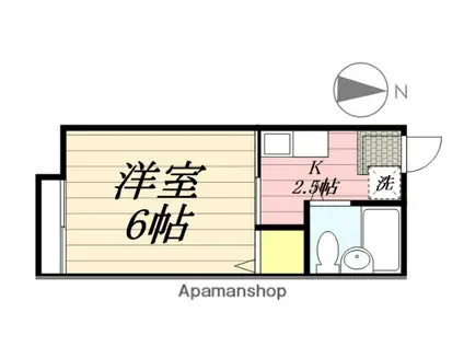 シェモア本郷台(1K/1階)の間取り写真