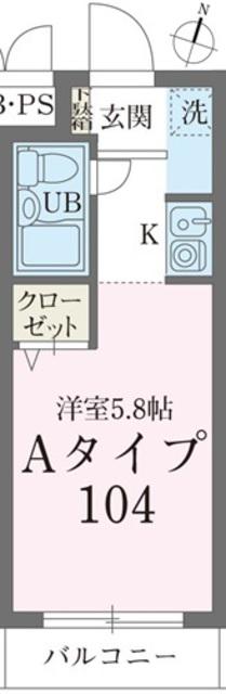 ジョイフル溝の口 1階階 間取り