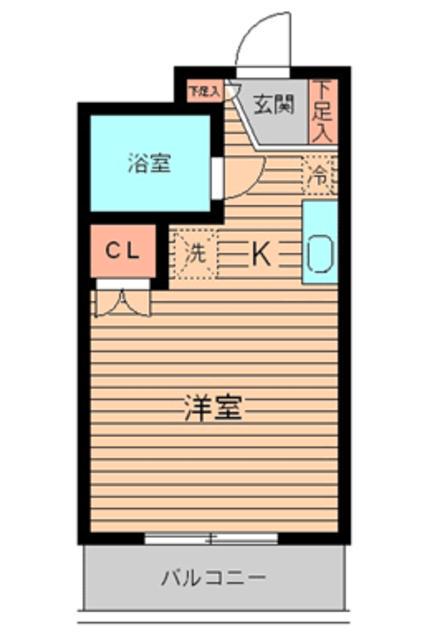 美山コーポ向ヶ丘 2階階 間取り