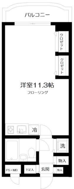 日神パレス生麦 11階階 間取り