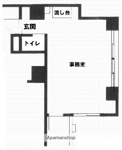 赤坂山王プラザ(ワンルーム/3階)の間取り写真