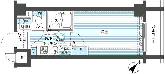 フェニックス新横濱エオール 5階階 間取り