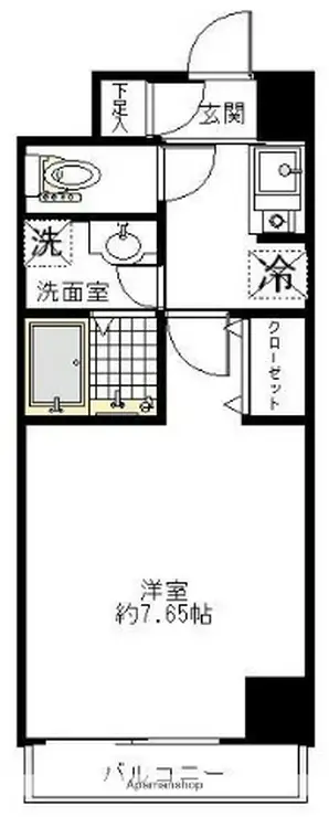 エスコート横浜関内 6階階 間取り